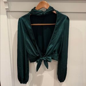 Elegant Green Women's Top